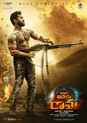 Vinaya Vidheya Rama 2019 Hindi Dual Audio HD Poster Download - filmyfly